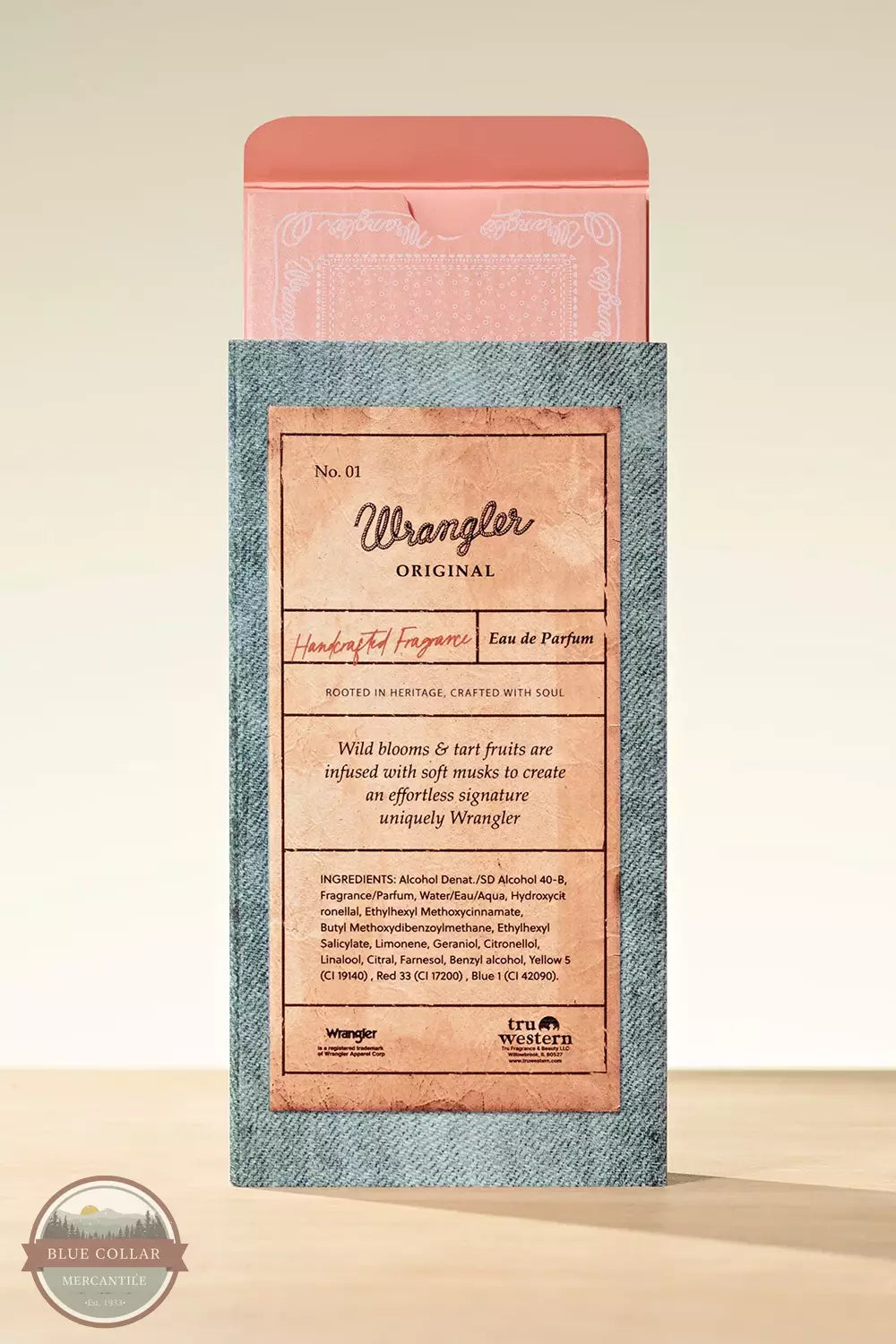 Tru Fragrance 96572 Wrangler Original Perfume Back Detail View