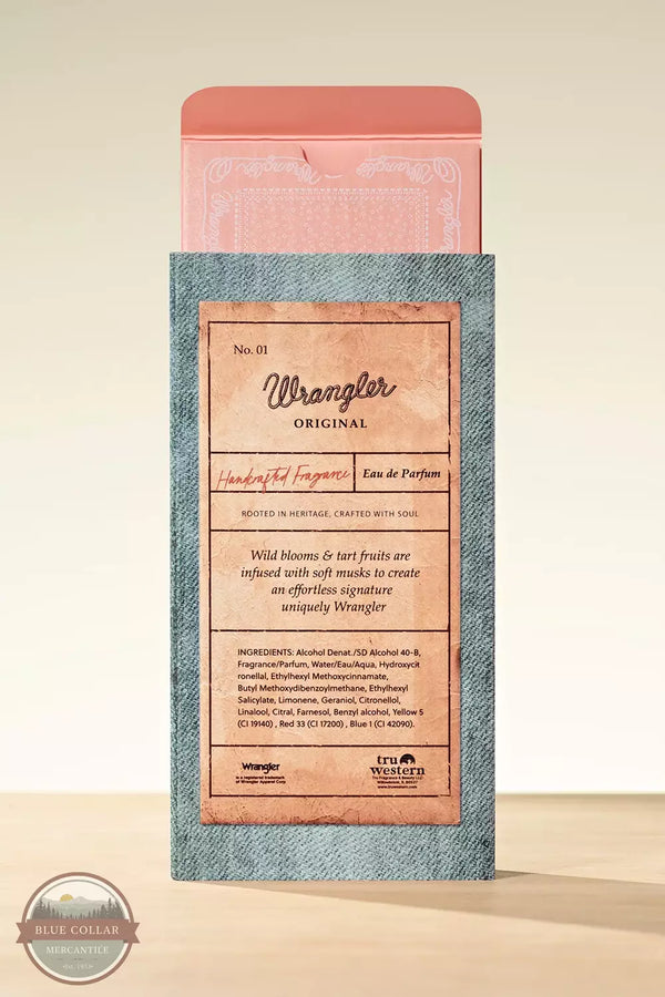 Tru Fragrance 96572 Wrangler Original Perfume Back Detail View