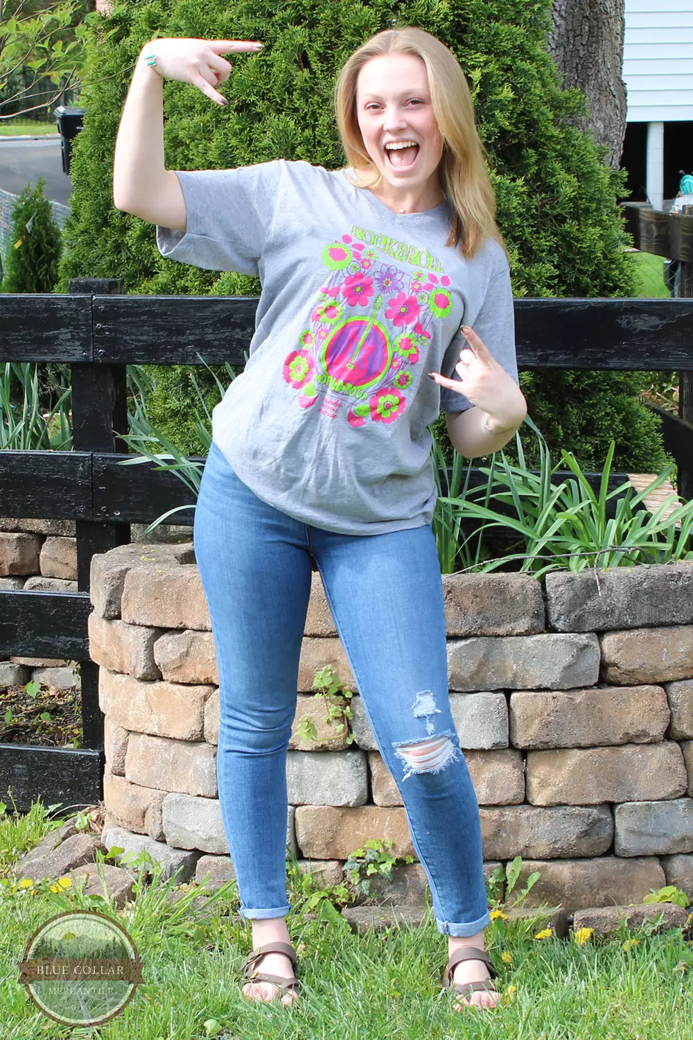 Tultex KCT-0008-HG Rock & Roll T-Shirt Life View