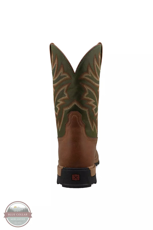 Twisted X MULNW01 Ultralite X Waterproof Comp Toe Pull-On Boots Heel View