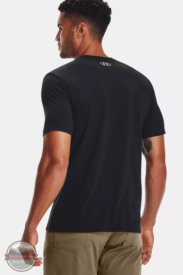 Under Armour 1366017-001 Black UA Barren Camo Back View