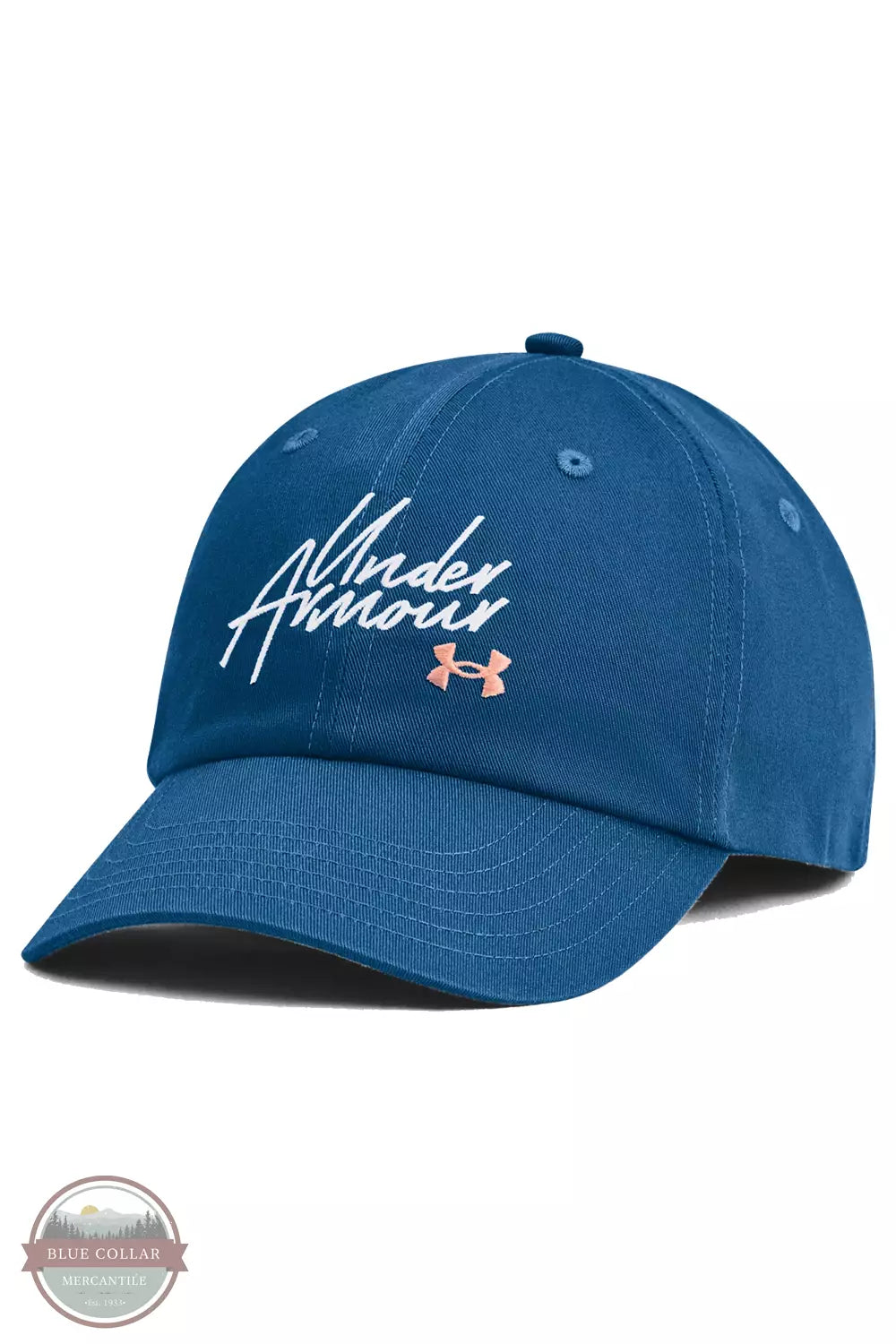 Under Armour 1369790-426 Favorite Cap in Varsity Blue Profile View