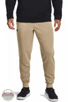 Under Armour 1373362 Armour Fleece Jogger Pants City Khaki Front View