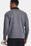 Under Armour 1373675 Storm SweaterFleece Crew Sweatshirt Pitch Gray Back View
