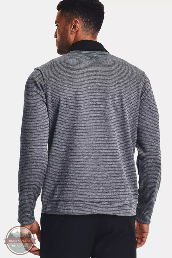 Under Armour 1373675 Storm SweaterFleece Crew Sweatshirt Pitch Gray Back View