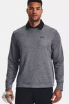 Under Armour 1373675 Storm SweaterFleece Crew Sweatshirt Pitch Gray Front View