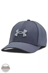 Under Armour 1376700 Blitzing Cap Downpour Gray / Harbor Blue Front View