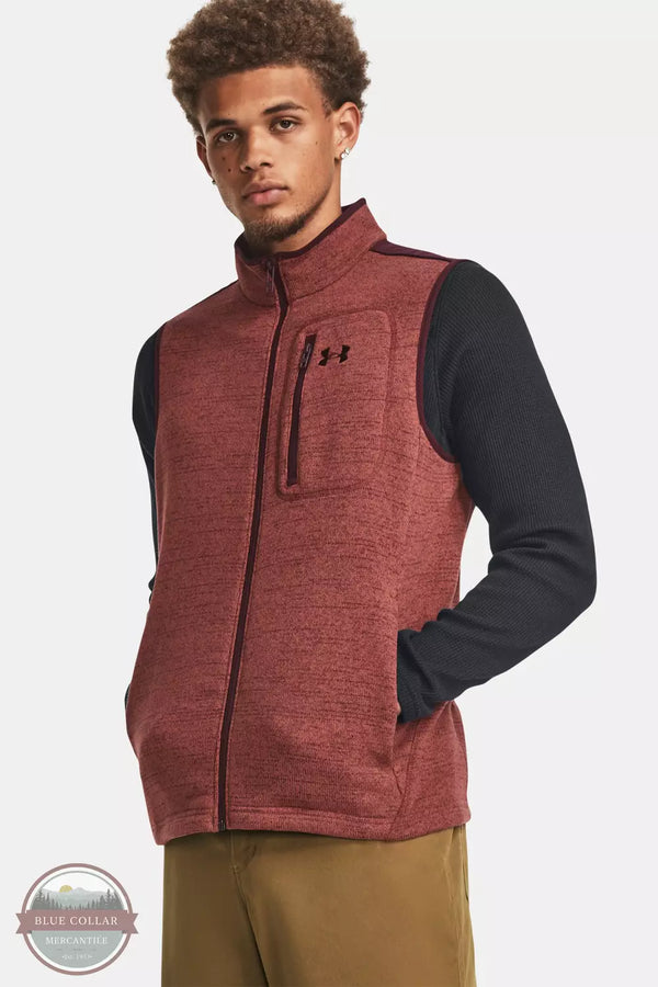 Under Armour 1380272 Specialist Vest Cinna Red Front View