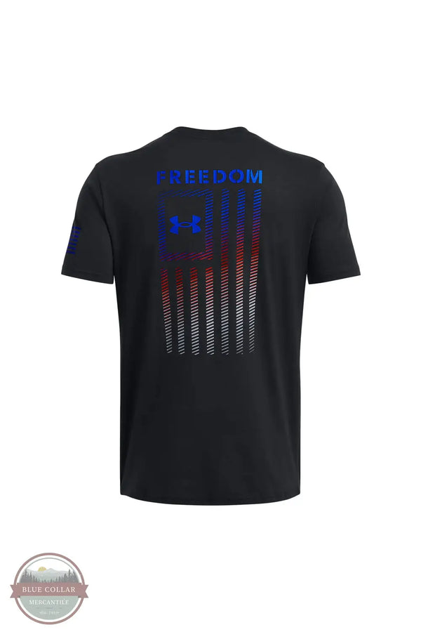 1382973 Short Sleeve Freedom Flag Gradient T-Shirt
