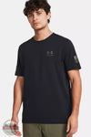 Under Armour 1382973 Freedom Flag Gradient T-Shirt Black Front View