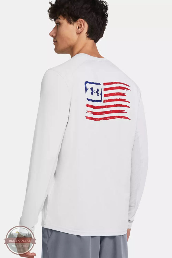 Under Armour 1383580 Iso-Chill Freedom Long Sleeve T-Shirt Back View