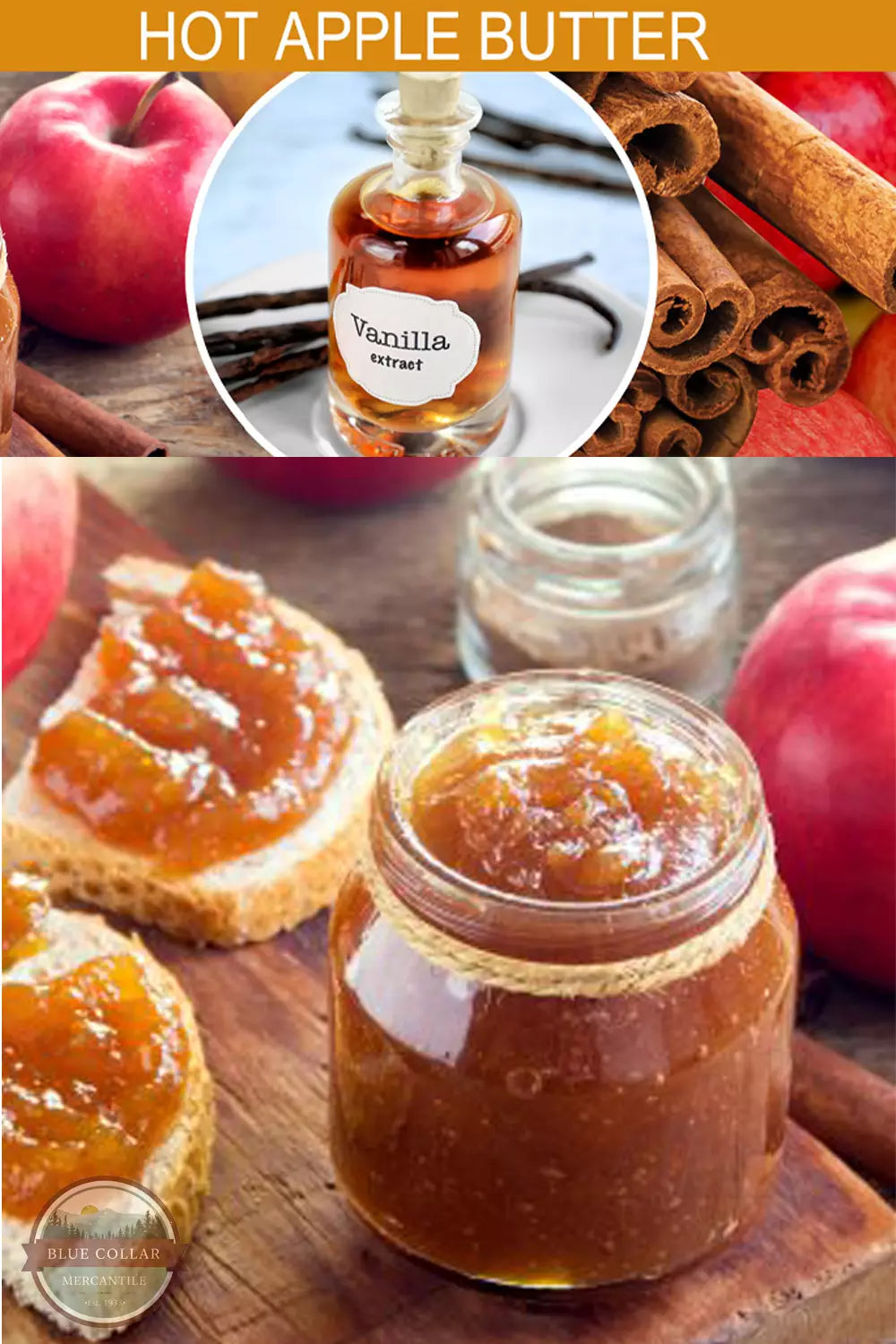 Warm Glow Candle WGCMHHAB Hot Apple Butter Mini Hearth Candle General View