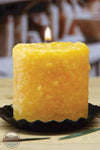 Warm Glow Candle WGCMHMBR Maple Butter Mini Hearth Candle Front View