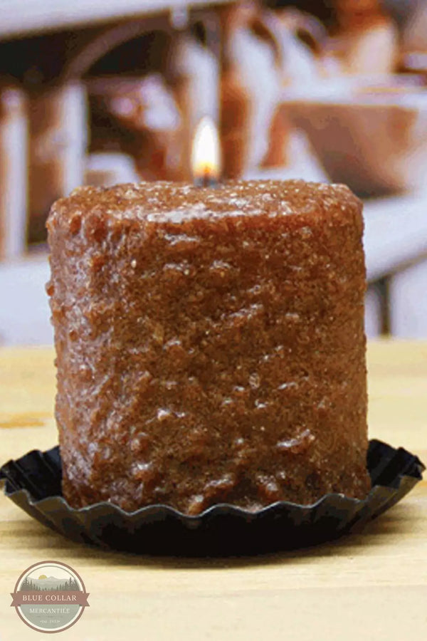 Warm Glow Candle WGCMHTCR Toffee Cream Mini Hearth Candle Front View