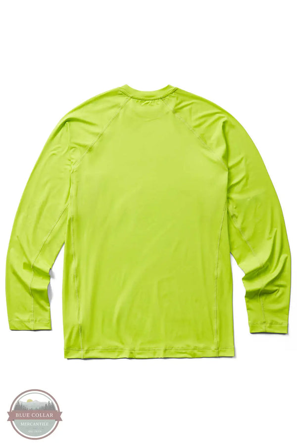 Wolverine W1209140 Sun-Stop Eco Long Sleeve T-Shirt in Highlighter 721, rear