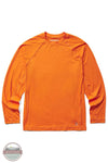 Wolverine W1209140 Sun-Stop Eco Long Sleeve T-Shirt in Orange 821, front
