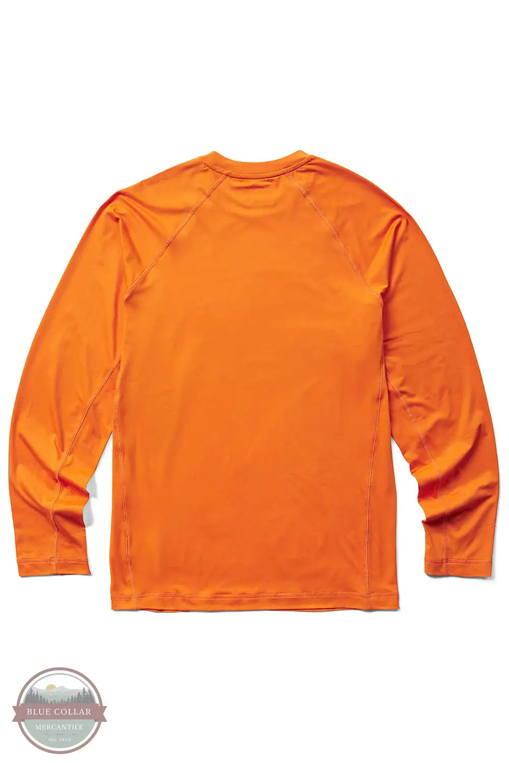 Wolverine W1209140 Sun-Stop Eco Long Sleeve T-Shirt in Orange 821, rear