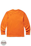 Wolverine W1209140 Sun-Stop Eco Long Sleeve T-Shirt in Orange 821, rear