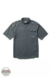 Wolverine W1211420 Driver Lightweight Short Sleeve Shirt Granite Front View. This item is available in multiple colors
