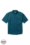 Wolverine W1211420 Driver Lightweight Short Sleeve Shirt Ink Blue Front View