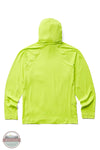 Wolverine W1209150 Sun-Stop Eco Hooded Long Sleeve T-Shirt in highlighter, rear