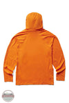 Wolverine W1209150 Sun-Stop Eco Hooded Long Sleeve T-Shirt in orange, rear