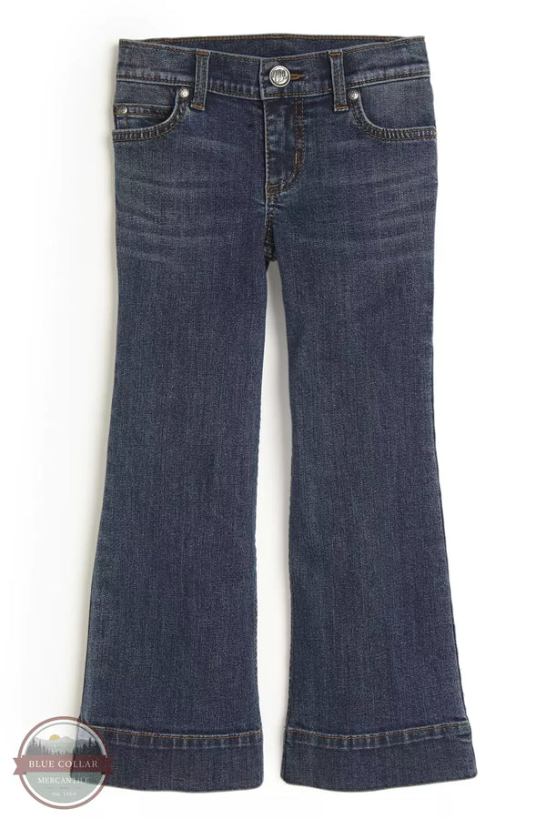 Wrangler 09GWWDI Girl's Wide Leg Trouser Jeans in Darci Front View