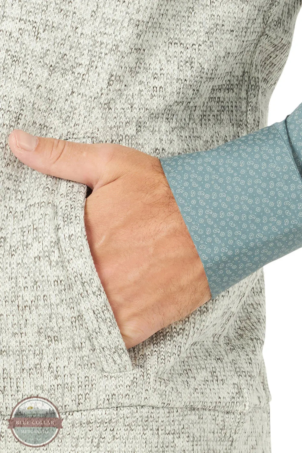 George Strait Knit Vest in Gray Heather 112317160