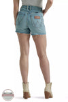 Wrangler 112344602 Retro Bailey High Rise Cut Off Shorts in Quinn Back View