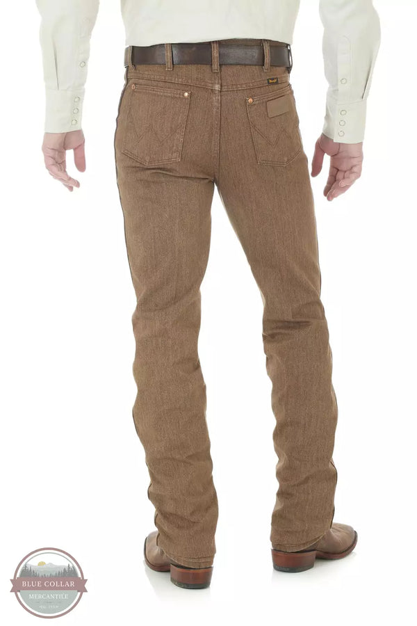 Wrangler 936BKW Cowboy Cut Slim Fit Jeans in Black Whiskey Back View