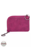 Wrangler WG2203-W005 Southwestern Mini Zip Wallet Hot Pink Back View