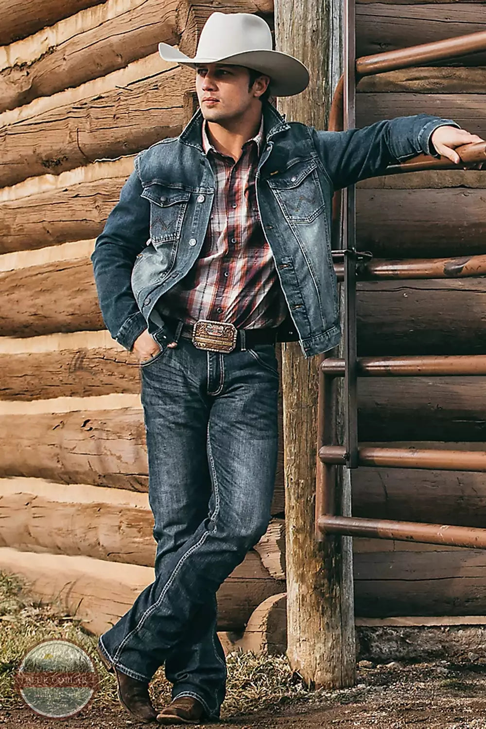 Boot Cut Slim Fit Jeans For Cowboy Boots ROCK ROLL MEN'S REVOLVER