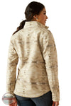 Ariat 10054911 New Team Softshell Print Jacket in Tan, rear