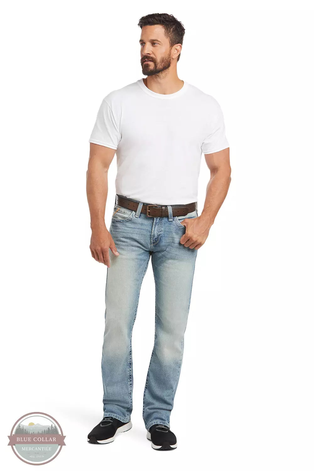 Ariat 10031997 M7 Rocker Stretch Stirling Stackable Straight Leg Jean in Shasta Full View