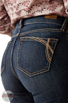 Ariat 10047324 High Rise Naz Slim Trouser Jean in Florida back pocket image