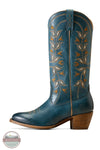 Ariat 10048177 Desert Holly Washed Denim Western Boots in Blue, side