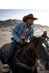 Ariat 10048254 Roby Denim Trucker Jacket, lifestyle image