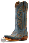Ariat 10050894 Hazen Snip Toe Western Boot in Blueberry 3/4 view