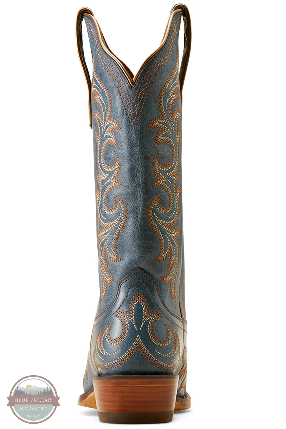 Ariat 10050894 Hazen Snip Toe Western Boot in Blueberry heel view
