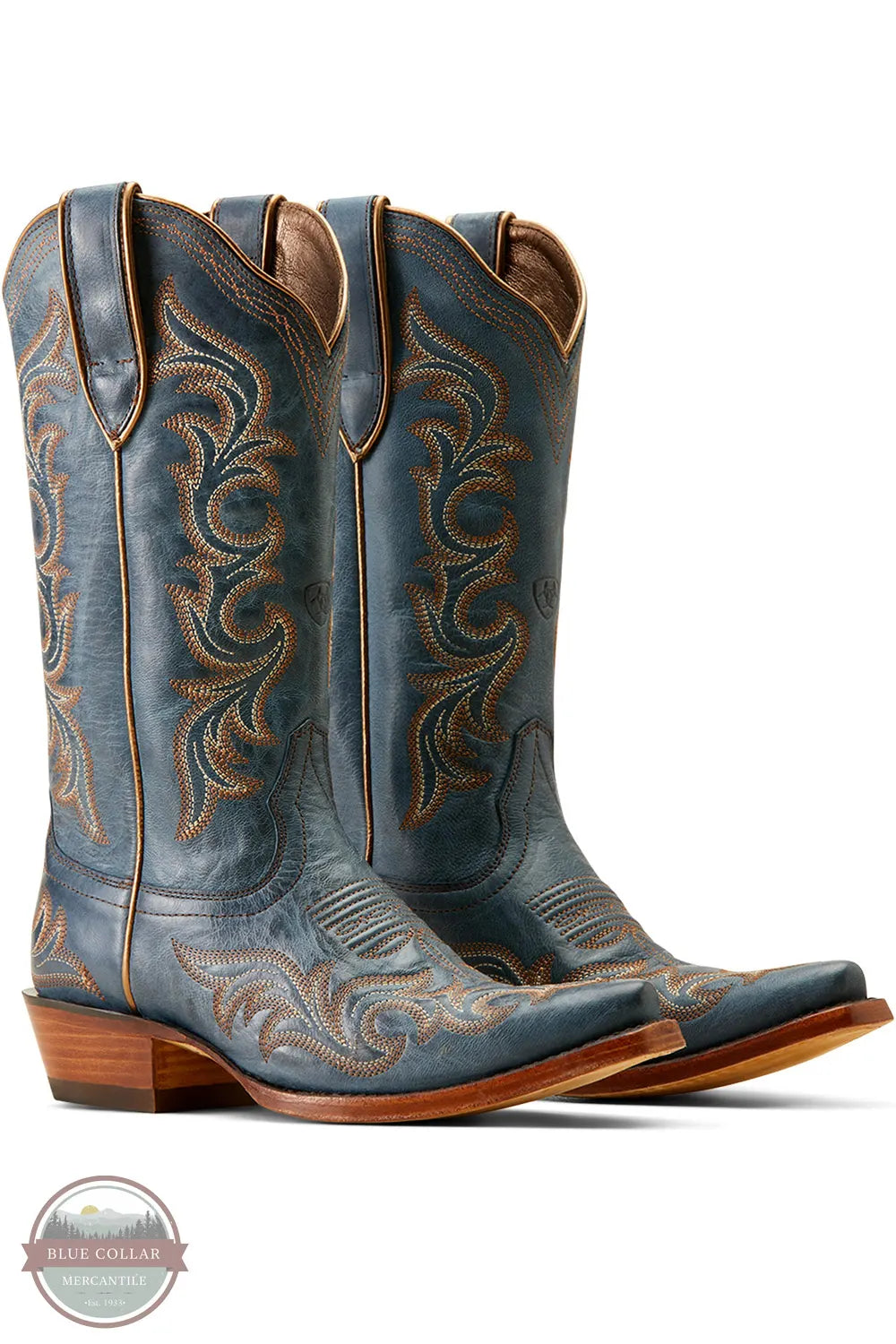 Ariat 10050894 Hazen Snip Toe Western Boot in Blueberry pair view
