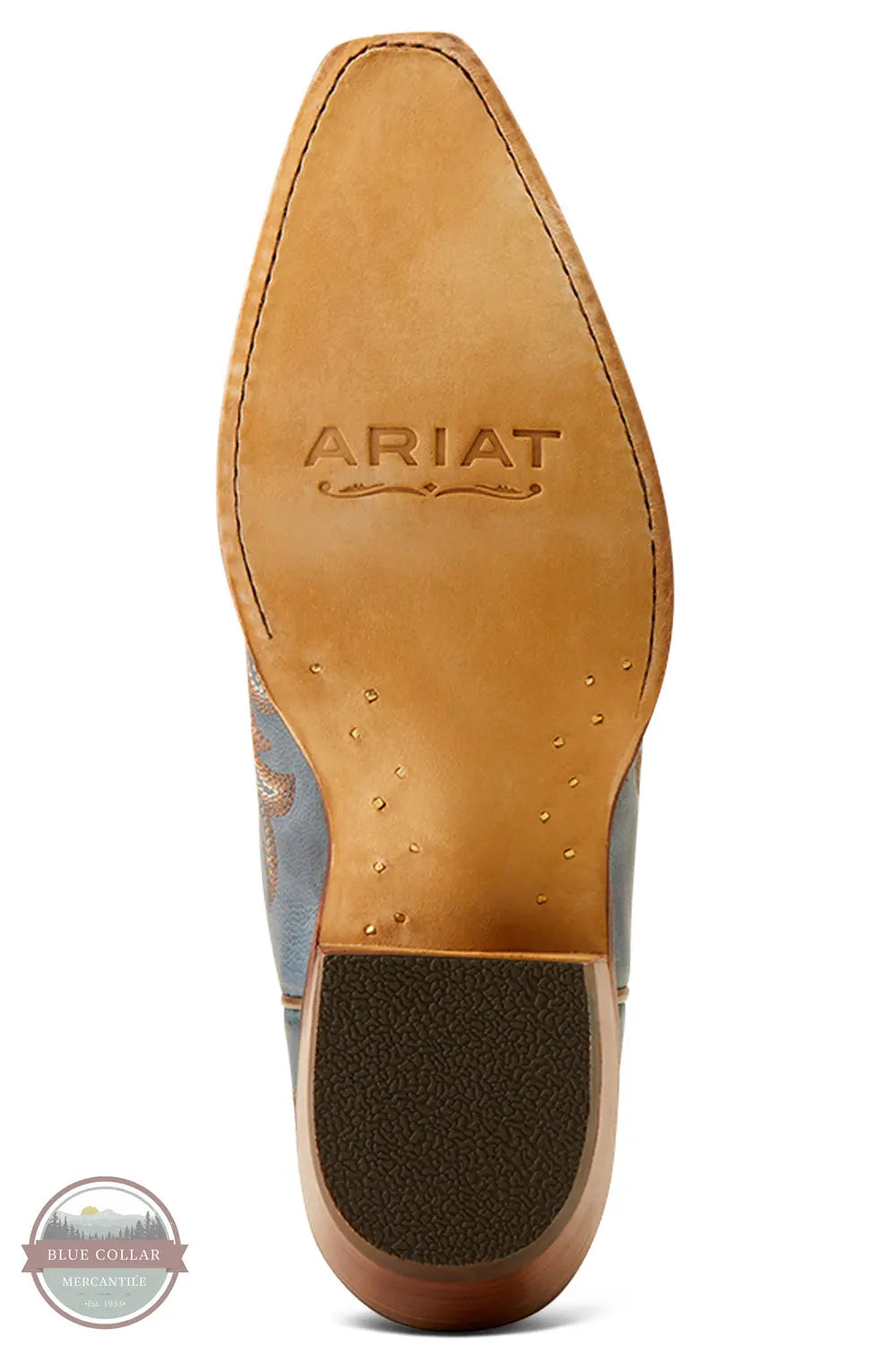 Ariat 10050894 Hazen Snip Toe Western Boot in Blueberry sole view