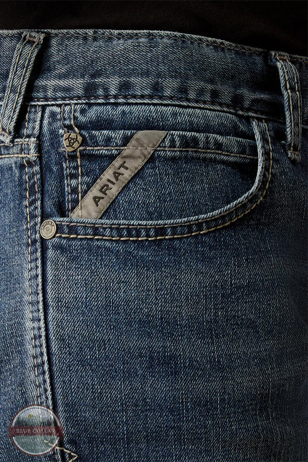 Ariat 10051871 M7 Scout Slim Fit Straight Leg Jeans front pocket detail