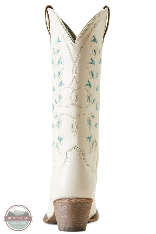 Ariat 10051923 Desert Holly Western Boot in Crema heel view