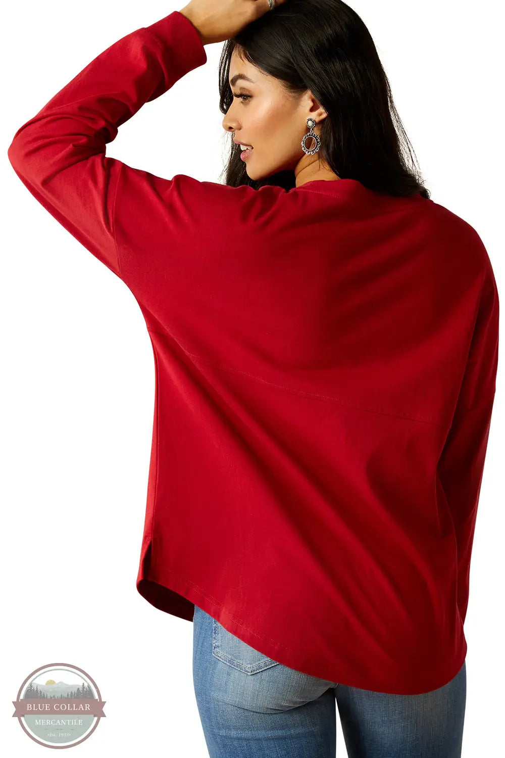 Ariat 10052467 Roadside Oversized Long Sleeve Shirt, rear