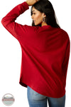 Ariat 10052467 Roadside Oversized Long Sleeve Shirt, rear