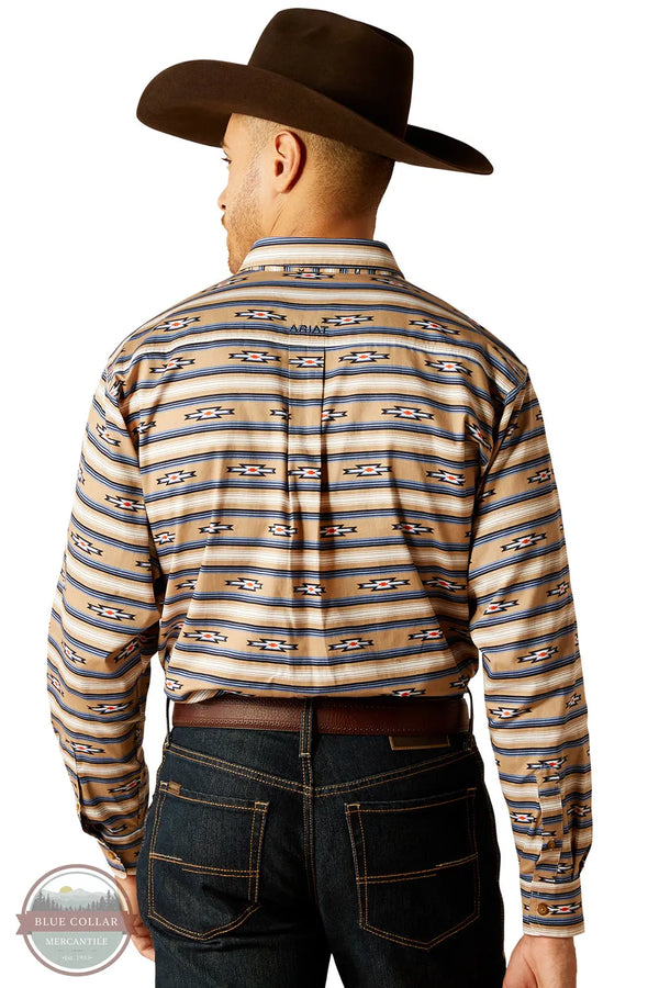 Ariat 10052616 Men's Trace Classic Fit Western Button Up Shirt back view