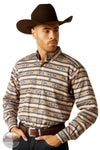 Ariat 10052616 Men's Trace Classic Fit Western Button Up Shirt front view