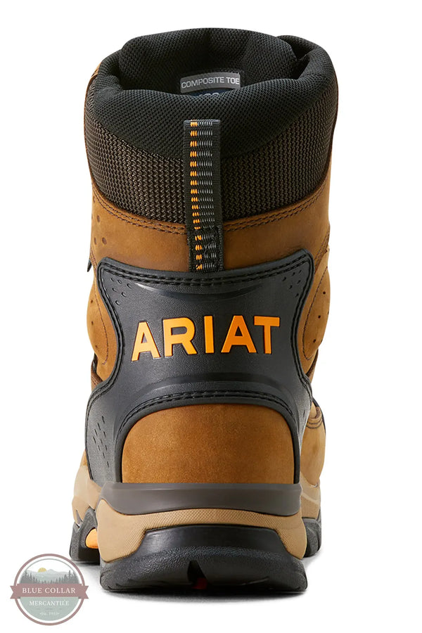 Ariat 10053571 Endeavor 8" Waterproof Insulated Carbon Toe Work Boots heel view