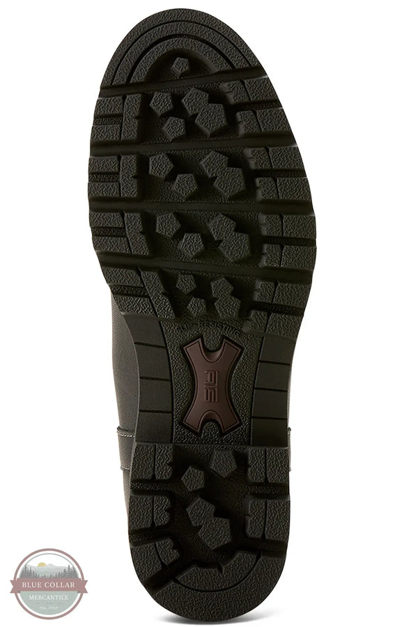 Ariat 10053771 Wexford Lug Mid Waterproof Chelsea Boot in Jet Black sole view