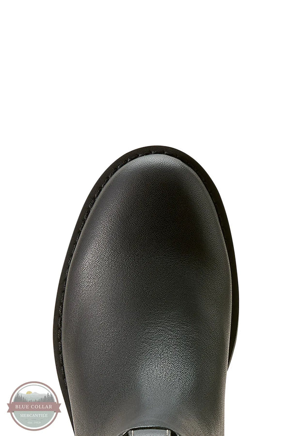 Ariat 10053771 Wexford Lug Mid Waterproof Chelsea Boot in Jet Black toe view